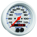3-3/8" Gps Speedometer, 0-120 Mph, Marine White