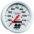 5" Gps Speedometer, 0-120 Mph, Marine White