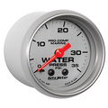 2-1/16" Water Pressure, 0-35 Psi, Marine Silver Ultra-Lite