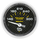 2-1/16" Oil Temperature, 140-340 °F, Marine Carbon Fiber