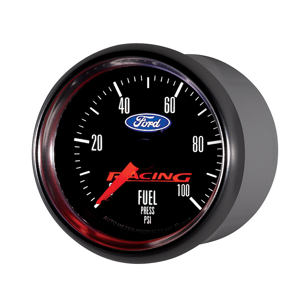 2-1/16" Fuel Pressure, 0-100 Psi, Ford Racing