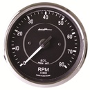 4" In-Dash Tachometer, 0-8,000 Rpm, Cobra