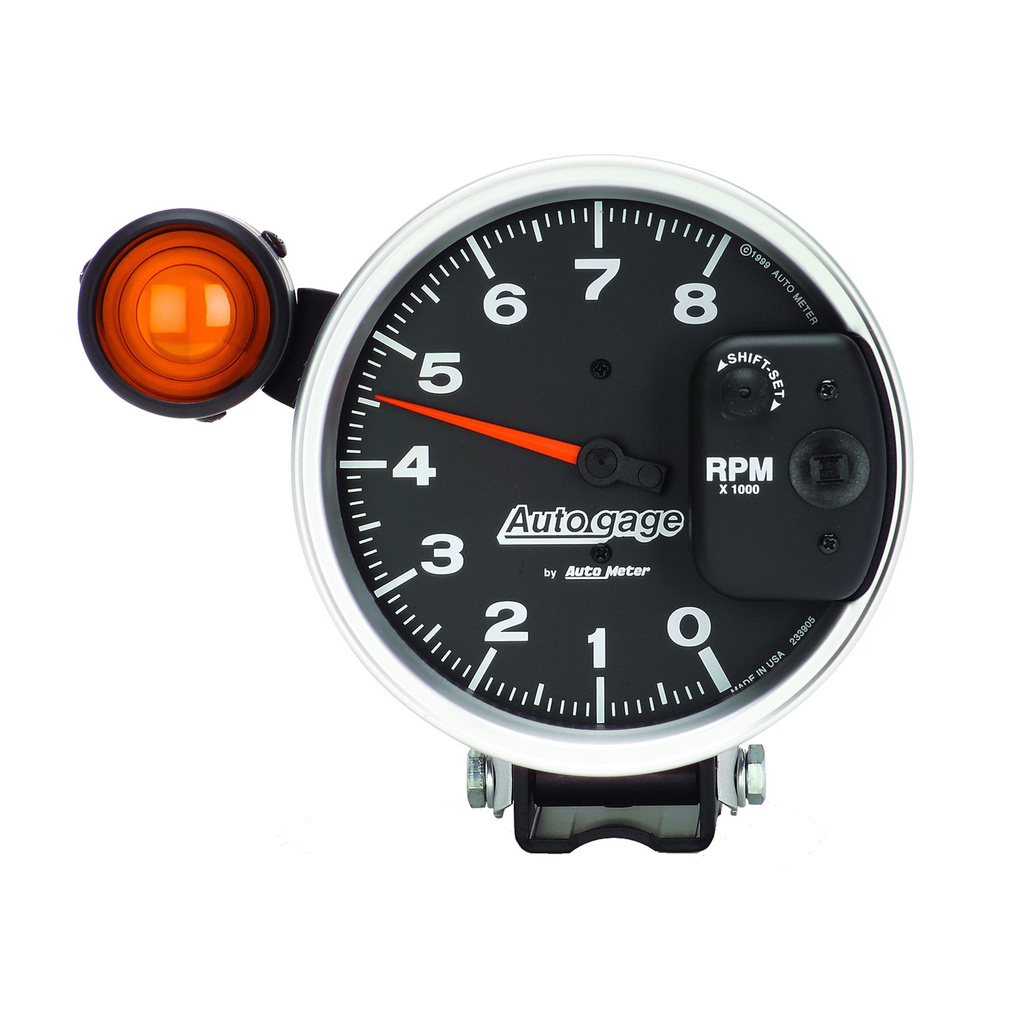 5" Pedestal Tachometer, 0-8,000 Rpm, Auto Gage