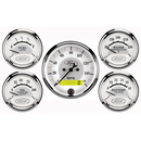 5 Pc. Gauge Kit, 3-1/8" & 2-1/16", Elec. Speedometer, Ford Masterpiece