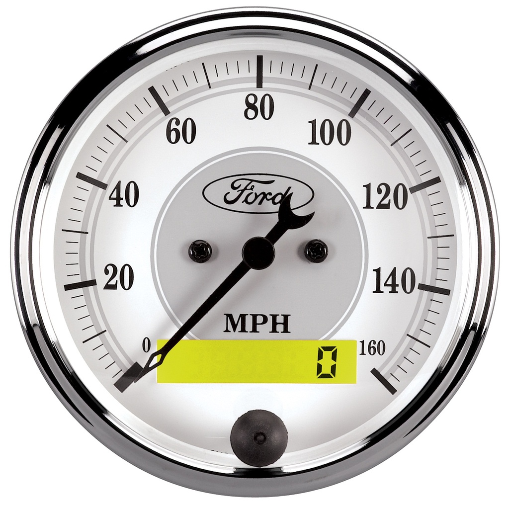 5 Pc. Gauge Kit, 3-1/8" & 2-1/16", Elec. Speedometer, Ford Masterpiece