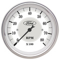 3-1/8" In-Dash Tachometer, 0-8,000 Rpm, Ford Masterpiece