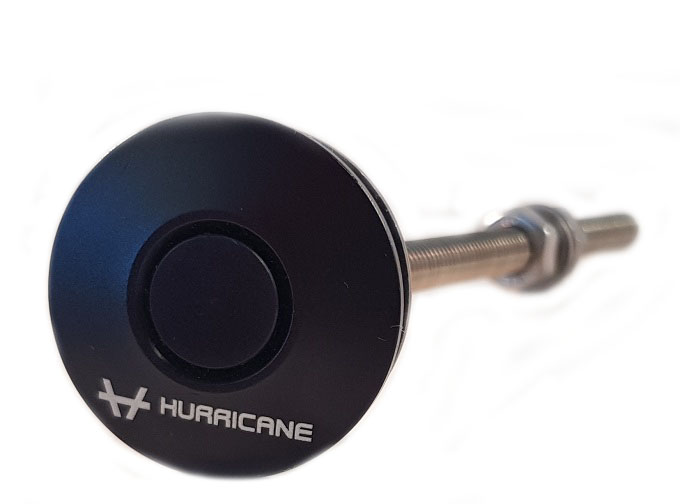 Hurricane - Push-Clips snabblås 31,5mm svart
