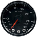 2-1/16" Boost/Vacuum, 30 In Hg/30 Psi, Spek-Pro, Black/Black