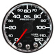 2-1/16" Oil Pressure, 0-120 Psi, Spek-Pro, Black/Chrome