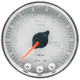 2-1/16" In-Dash Tachometer, 0-11,000 Rpm, Spek-Pro, Silver/Chrome