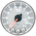 2-1/16" In-Dash Tachometer, 0-11,000 Rpm, Spek-Pro, Silver/Chrome