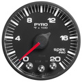 Pillar Kit, 0-35 Psi/2000 °F, 01-07 Gm Full-Size Truck, W/ Speaker, Spek-Pro, Black Dial, Black Bezel, Flat Antiglare Lens