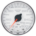 2-1/16" Water Temperature, 100-300 °F, Spek-Pro, White/Chrome