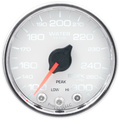 2-1/16" Water Temperature, 100-300 °F, Spek-Pro, White/Chrome