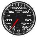 2-1/16" Water Temperature, 100-300 °F, Spek-Pro, Black/Chrome