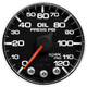 2-1/16" Oil Pressure, 0-120 Psi, Spek-Pro, Black/Chrome
