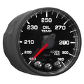 2-1/16" Oil Temperature, 180-320 °F, Spek-Pro, Black/Black, Ecu