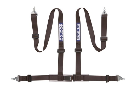 Sparco 4pt bälte svart - Gata