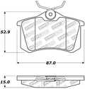 Audi A3 I 1.8T (med advarselskabel frem) bak