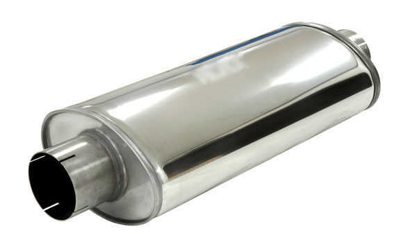 LjudDæmper 4" oval Rostfri