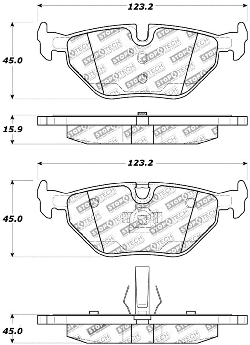 BMW 318-328 E46 bak