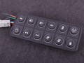 CAN knap kit (12 knapper) multi farve LED