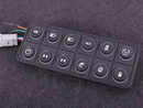 CAN knap kit (12 knapper) multi farve LED