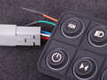 CAN knap kit (12 knapper) multi farve LED