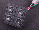 CAN knap kit (4 knapper) multi farve LED