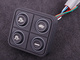CAN knap kit (4 knapper) multi farve LED
