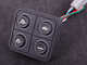 CAN knap kit (4 knapper) multi farve LED