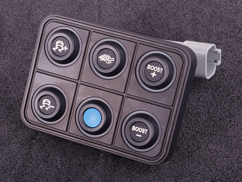 CAN knap kit (6 knapper) multi farve LED