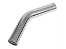 Aluminiumsrør 2,5" 45° poleret