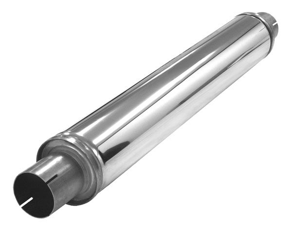 Dæmper Tubex 2,5" (63mm) universel Rustfri