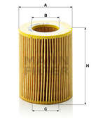 Oliefilter BMW M50, M52, M54, M56