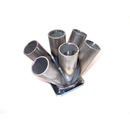 Merge collector 6cyl mild Steel straight - T3 twin-entry