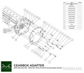 DEMO Adaperplatta gearkasse BMW M50 S50 M52 M54 / N57N N57