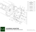 PMC adapterplade gearkasse Mercedes Benz V8 M156 AMG