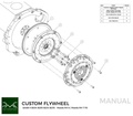 PMC svinghjul SAAB H B204 B205 B234 B235 240mm