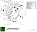 PMC adapterplade gearkasse Honda K K20 K24