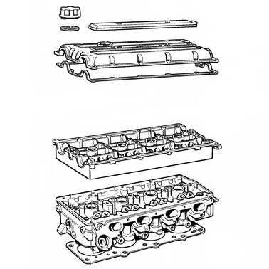 Volvo B230 600hp cylinder hoved dele (16V)