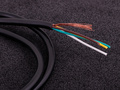 Skærmad kabel (4 ledare) Sort