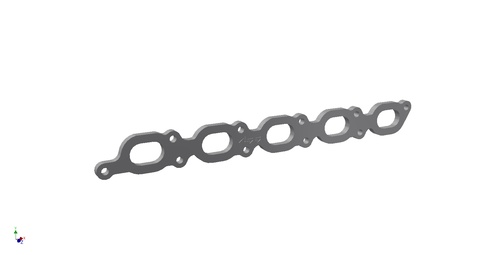udstødnigflange hvid motor 5:a - 10mm