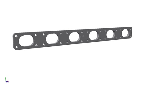 udstødnigflange BMW M50-52 S52 B32 - 10mm