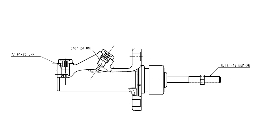 Hovedcylinder 0,75" (girling)